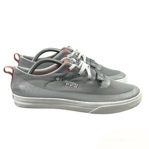 Columbia PFG Dorado Womens Silver Gray Lace Up Non Marking Shoes Size 10 US